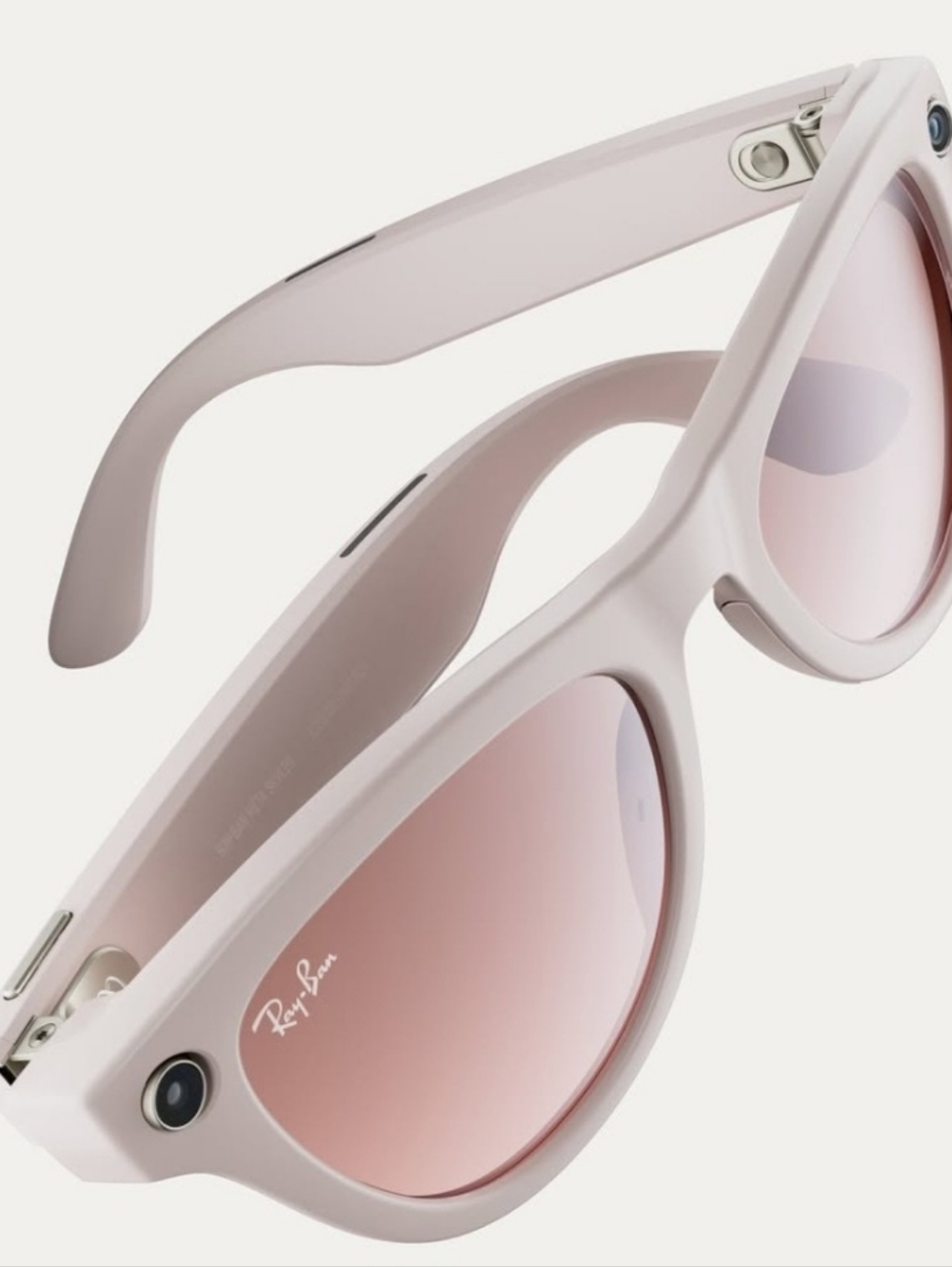 Ray-Ban Meta AI - Skyler Gen 2 Women’s Light Pink tint Cat-Eye Smart AI glasses
